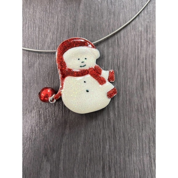 Snowman Jewelry earring necklace pin Kim‎ Rogers - Picture 4 of 5